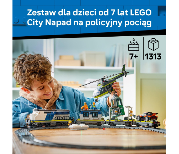 LEGO CITY 60508 Napad na policyjny pociąg - 1489557 - zdjęcie 4